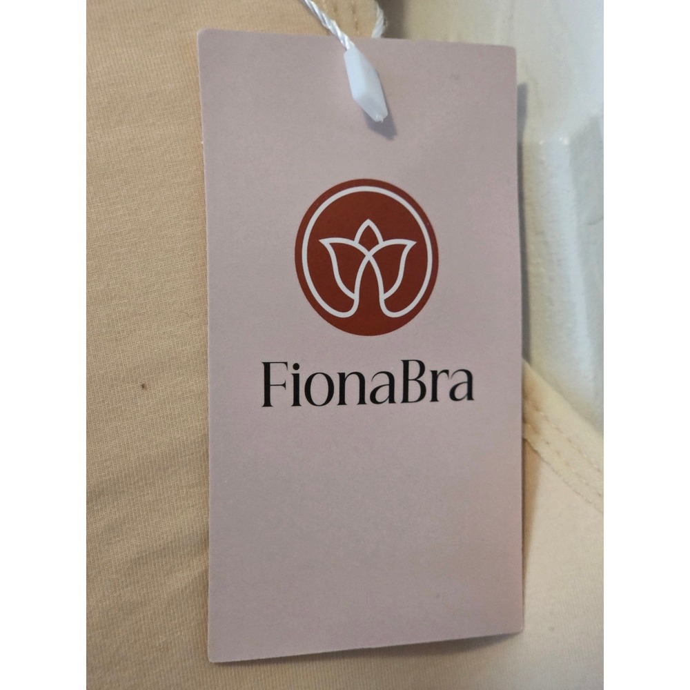 FionaBra Wireless Support Bra Front Close Soze 4XL Beige NWT - Picture 4 of 4